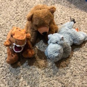 Lot of 3 Stuffed Animals